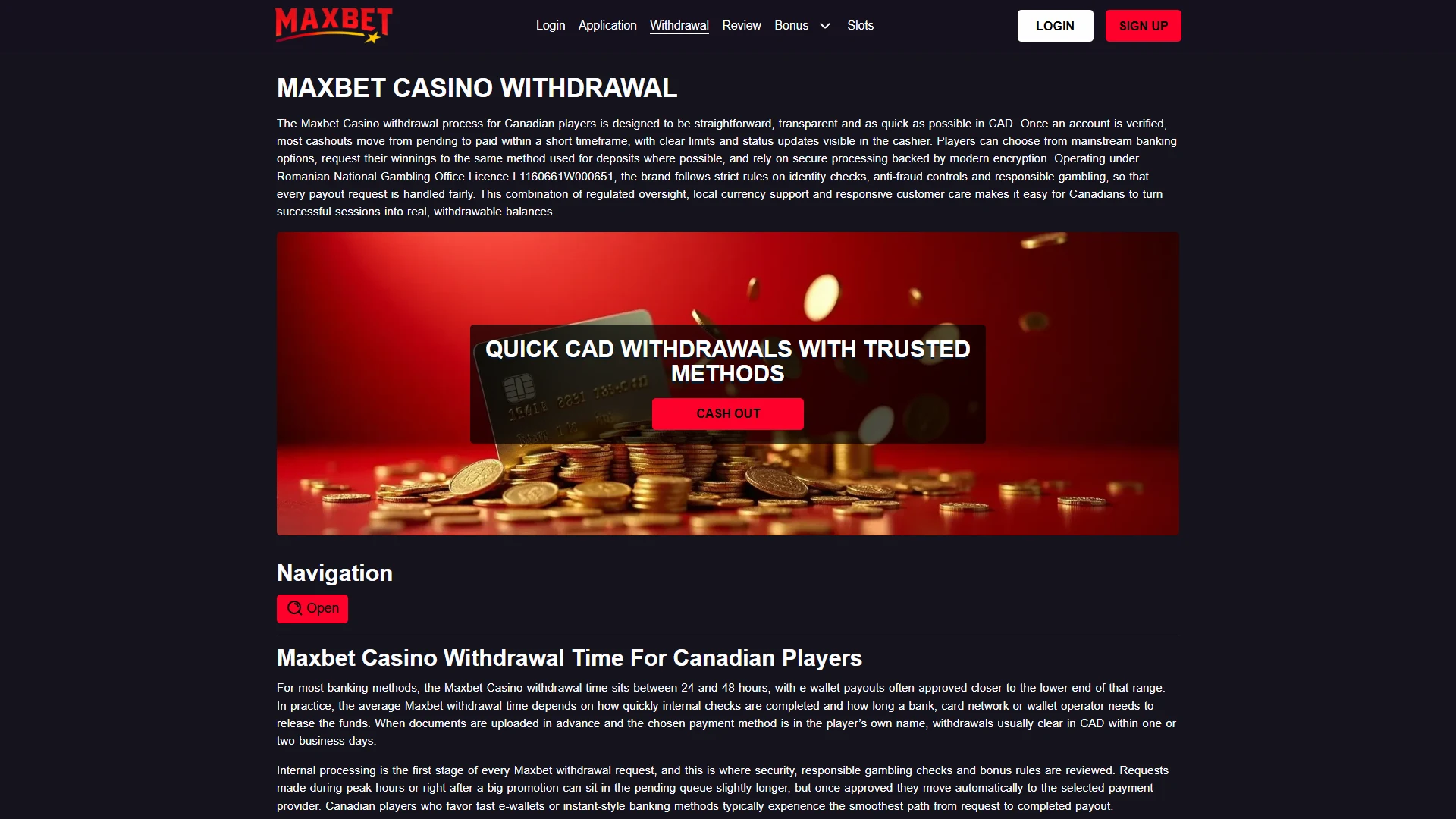 Maksbet cashier: deposit and withdrawal options